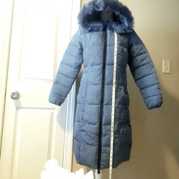 ChouYatou Wind Proof Padded Winter Coat Sz-S/M Blue - Picture 13 of 16